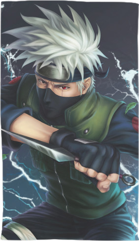 Полотенце 3D - kakashi hatake art - Mfest