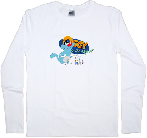 Men's Longsleeve Shirt - oggy and the cockroaches 2 - Mfest