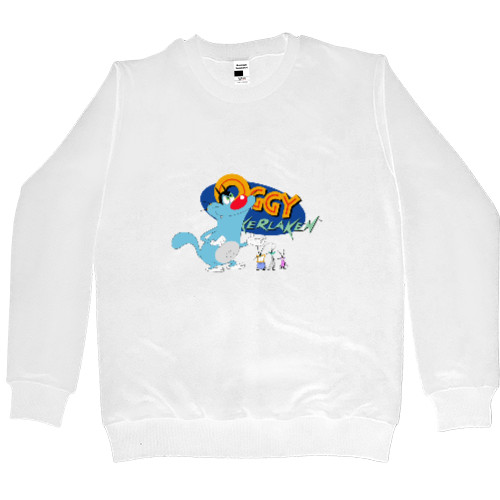 Men’s Premium Sweatshirt - oggy and the cockroaches 2 - Mfest