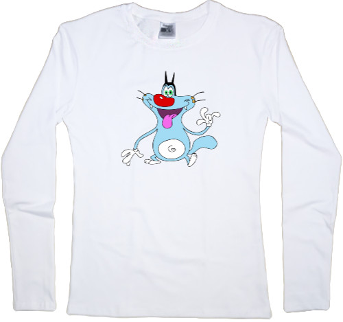 Women's Longsleeve Shirt - oggy and the cockroaches - Mfest