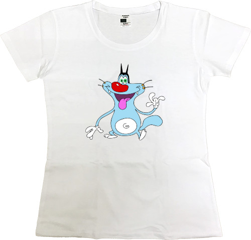 Women's Premium T-Shirt - oggy and the cockroaches - Mfest