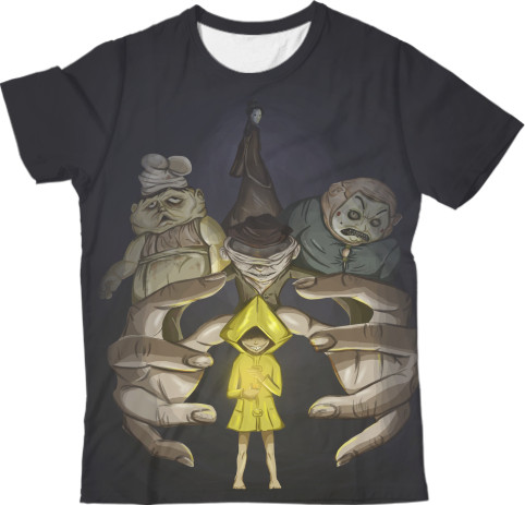 Kids' T-Shirt 3D - Little Nightmares арт - Mfest