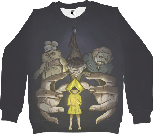 Men's Sweatshirt 3D - Little Nightmares арт - Mfest