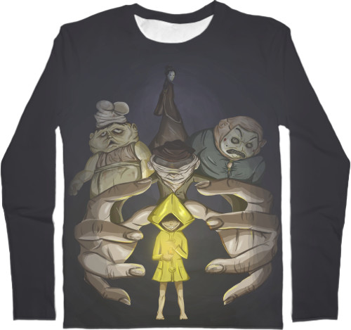 Men's Longsleeve Shirt 3D - Little Nightmares арт - Mfest