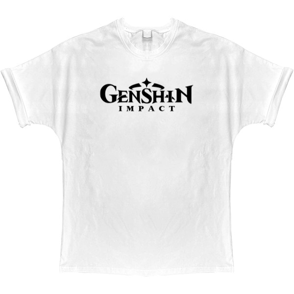 T-shirt Oversize - Genshin Impact logo - Mfest