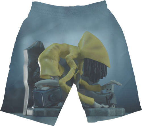 Men's Shorts 3D - Little Nightmares 2 - Mfest