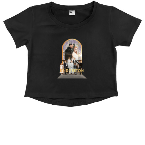 Kids' Premium Cropped T-Shirt - bridgerton - Mfest