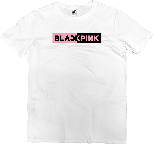 Футболка Премиум Детская - blackpink logo 2 - Mfest