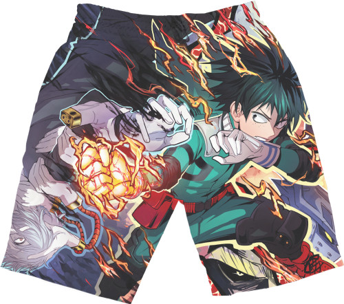 Men's Shorts 3D - boku no hero academia - Mfest