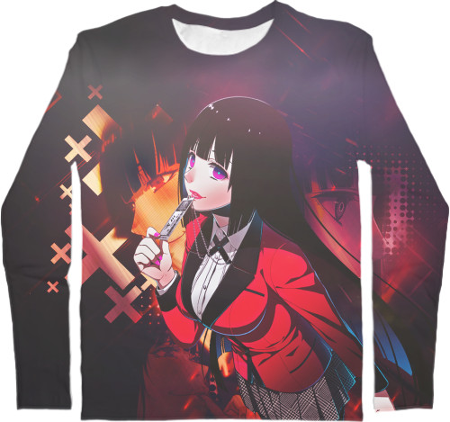 Kids' Longsleeve Shirt 3D - Kakegurui Yumeko - Mfest