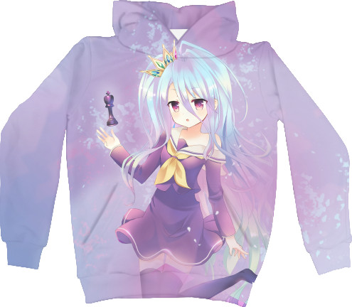 Kids' Hoodie 3D - No Game No Life - Mfest