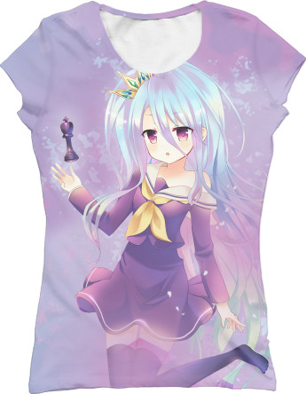 Women's T-Shirt 3D - No Game No Life - Mfest