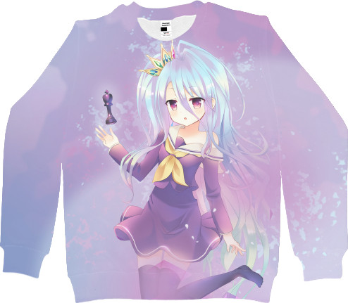 Women's Sweatshirt 3D - No Game No Life - Mfest