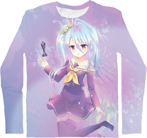 Men's Longsleeve Shirt 3D - No Game No Life - Mfest