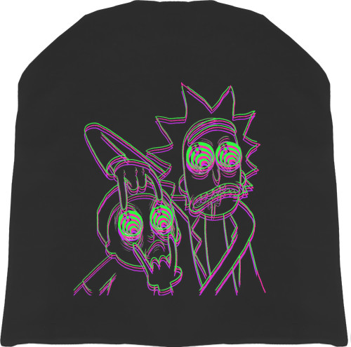 Hat 3D - rick and morty 3 - Mfest