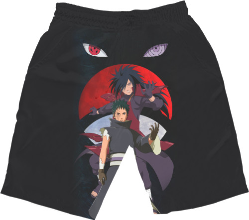 Kids' Shorts 3D - obito madara - Mfest