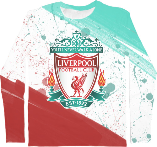 Men's Longsleeve Shirt 3D - LIVERPOOL / Ливерпуль 2 - Mfest