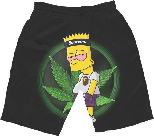 Шорти 3D Чоловічі - supreme bart simpson - Mfest