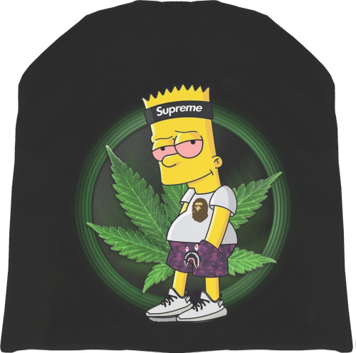 Hat 3D - supreme bart simpson - Mfest