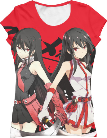 Women's T-Shirt 3D - Akame Ga Kill 3 - Mfest