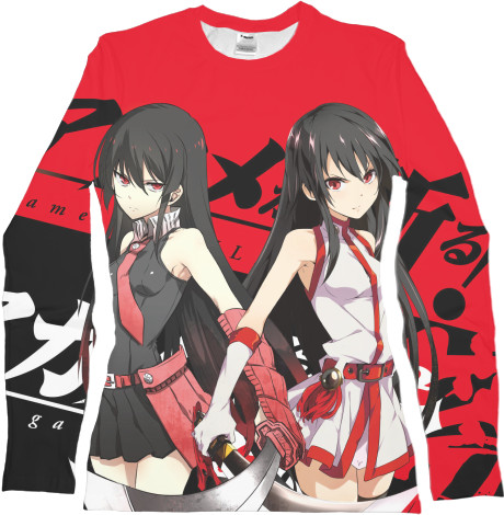 Women's Longsleeve Shirt 3D - Akame Ga Kill 3 - Mfest