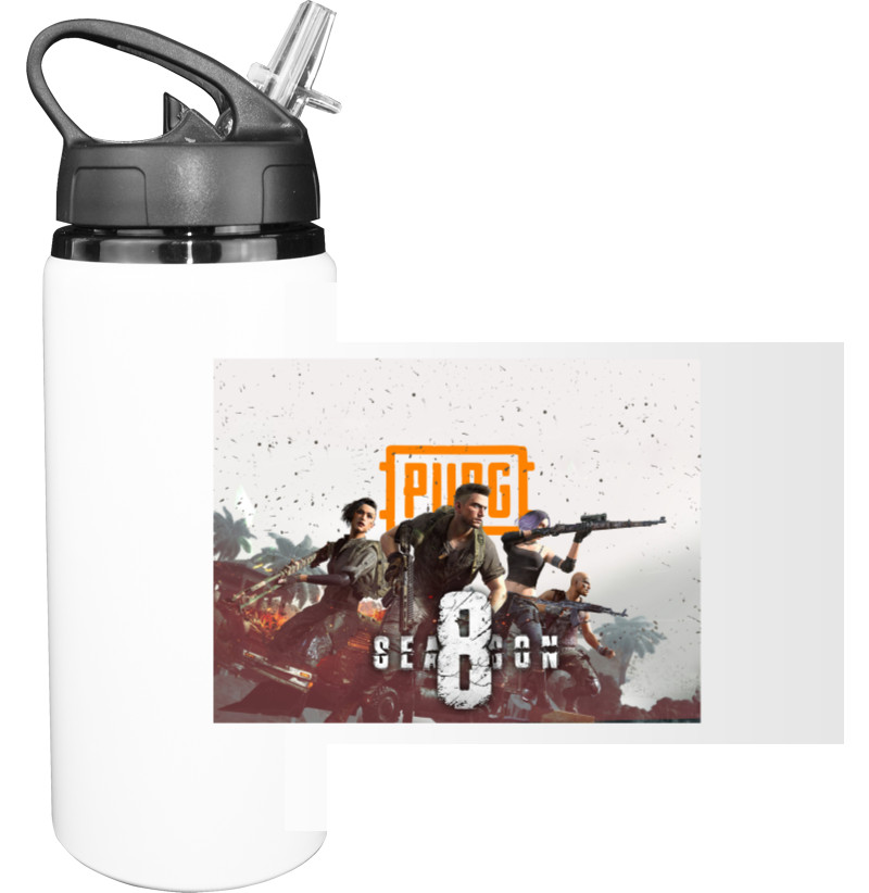 Sport Water Bottle - PUBG 8 СЕЗОН - Mfest