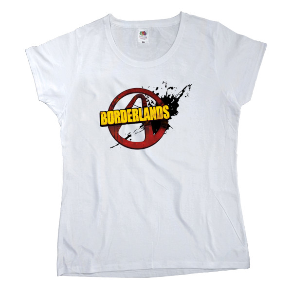 Women's T-shirt Fruit of the loom - borderlands logo - Mfest