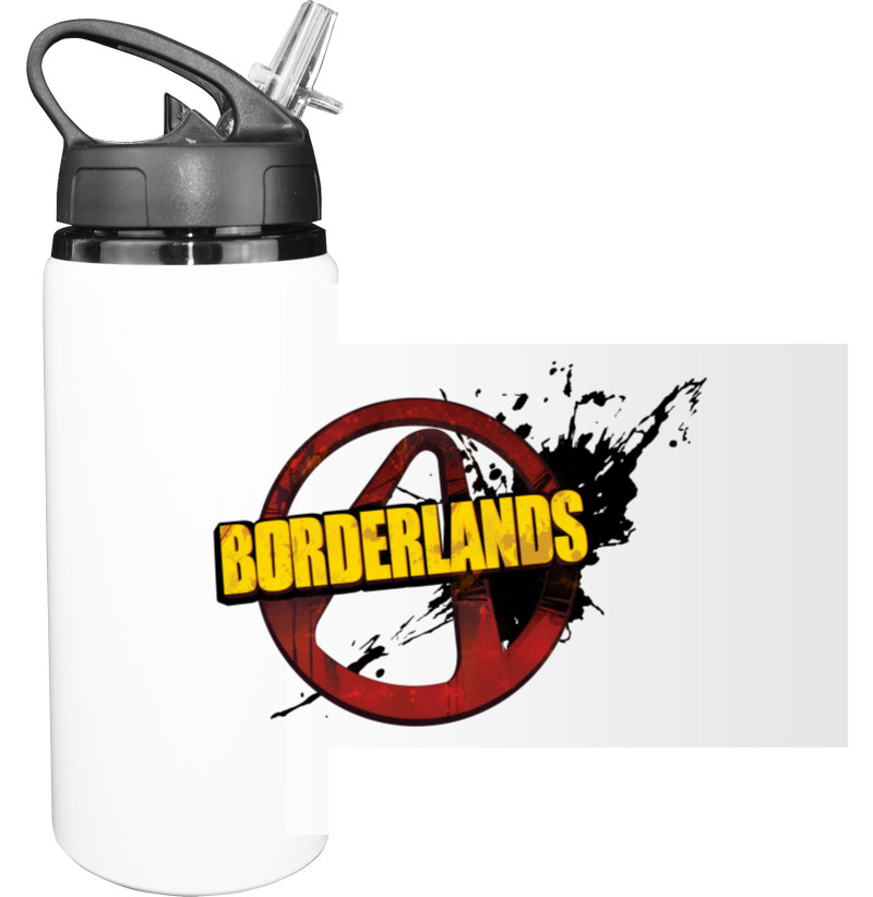 Sport Water Bottle - borderlands logo - Mfest