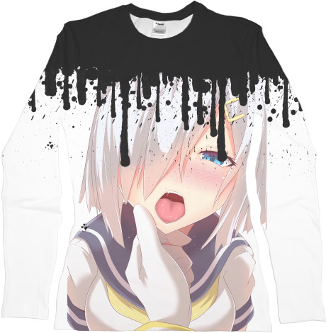 Women's Longsleeve Shirt 3D - AHEGAO 6 - Mfest