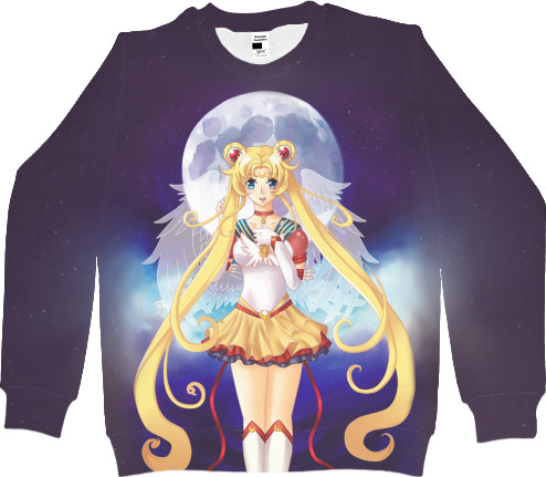 Men's Sweatshirt 3D - sailor moon 2 - Mfest