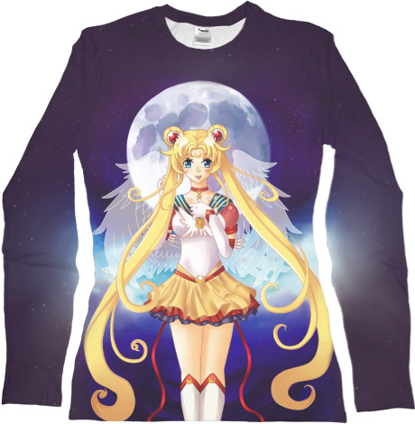 Women's Longsleeve Shirt 3D - sailor moon 2 - Mfest