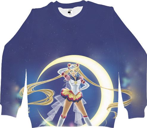 Women's Sweatshirt 3D - sailor moon - Mfest