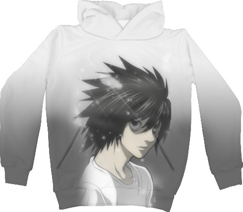 Kids' Hoodie 3D - L Lawliet - Mfest