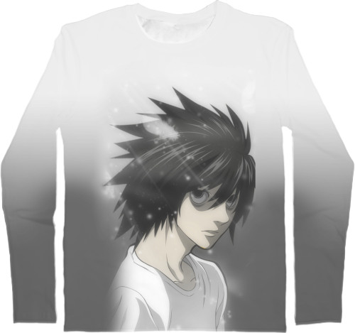 Men's Longsleeve Shirt 3D - L Lawliet - Mfest