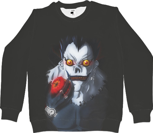 Свитшот 3D Мужской - ryuk apple - Mfest