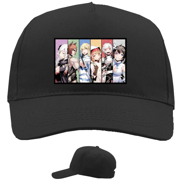 Baseball Caps - 5 panel - Danmachi Heroes - Mfest