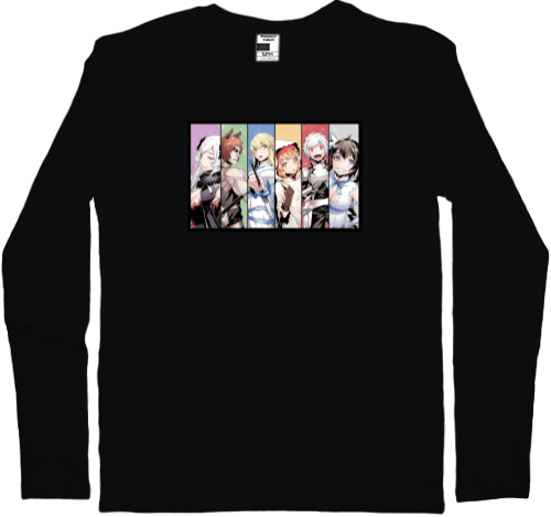 Men's Longsleeve Shirt - Danmachi Heroes - Mfest