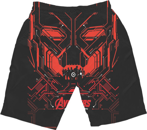 Men's Shorts 3D - Avengers - Mfest