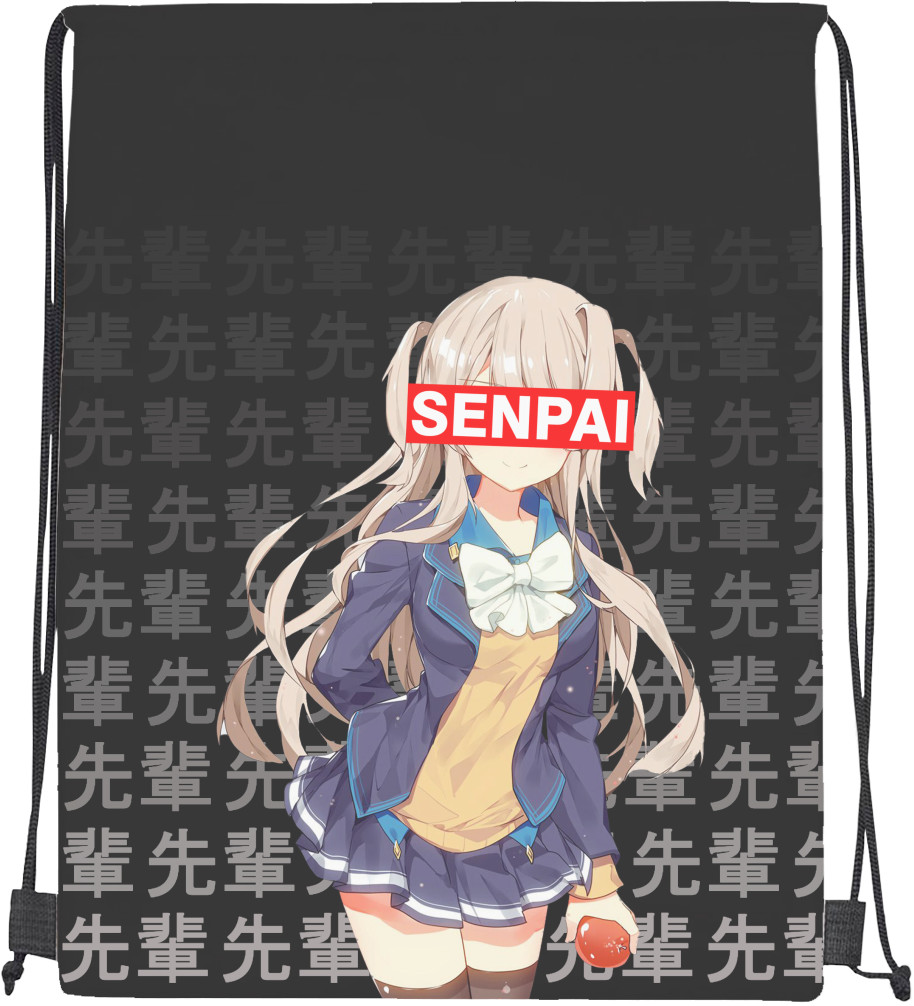 Drawstring Bag - SENPAI 6 - Mfest