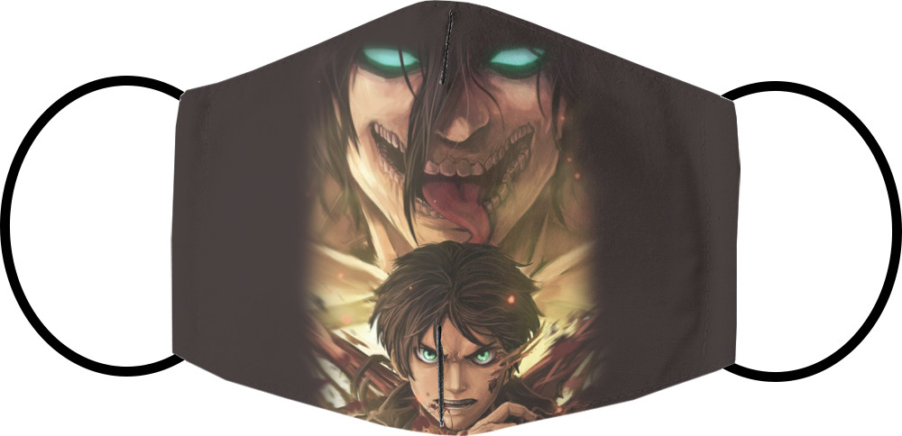 Face Mask - attack on titan eren - Mfest