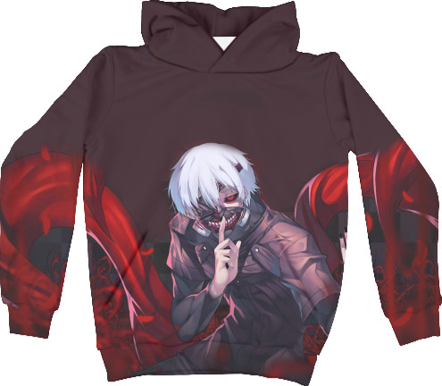 Unisex Hoodie 3D - токийский гуль - Mfest