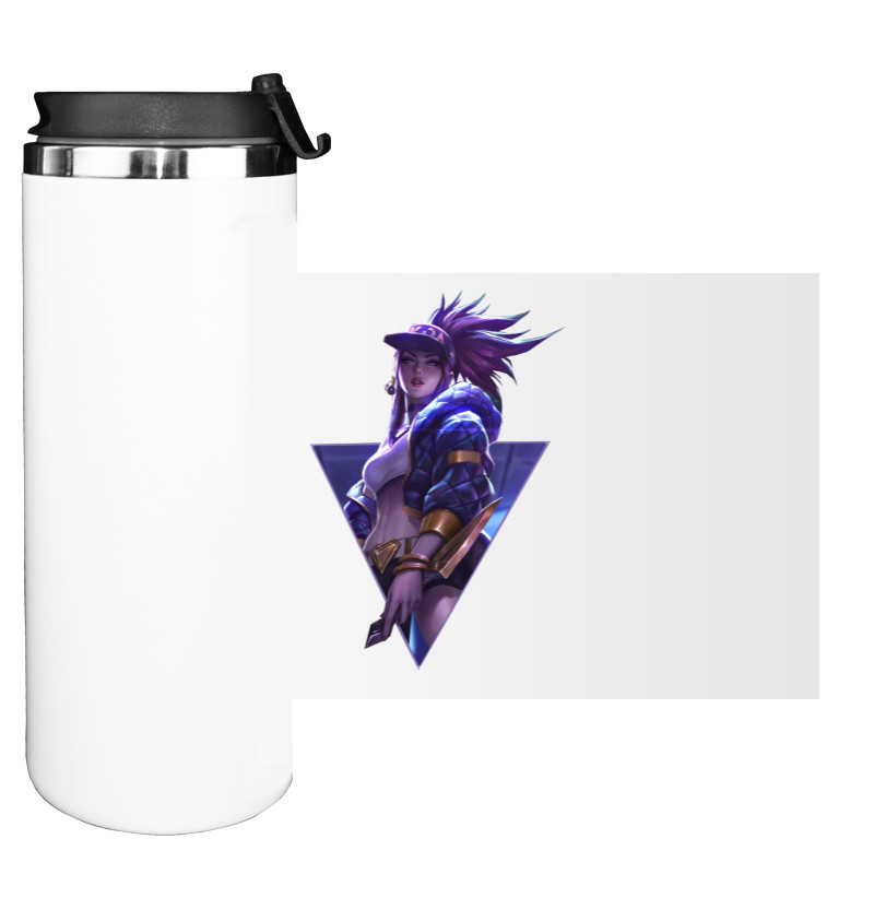 Water Bottle on Tumbler - akali league of legends - Mfest