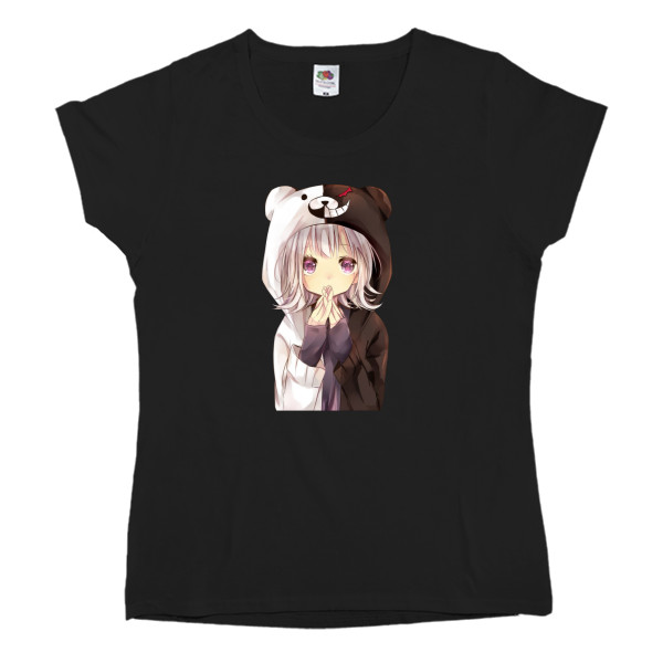 Women's T-shirt Fruit of the loom - cute panda anime girl - Mfest