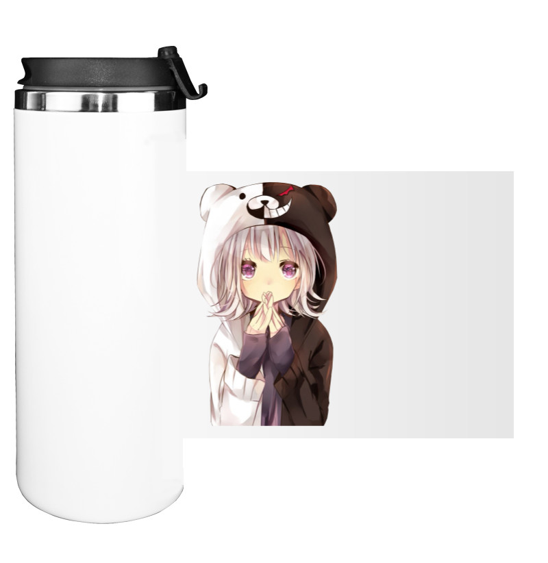 Water Bottle on Tumbler - cute panda anime girl - Mfest