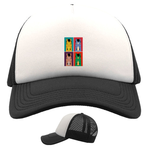 Kids' Trucker Cap - bojack art - Mfest