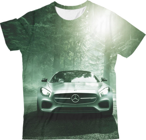 Kids' T-Shirt 3D - mercedes - Mfest