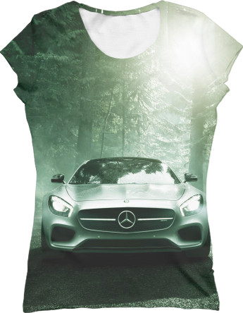 Women's T-Shirt 3D - mercedes - Mfest