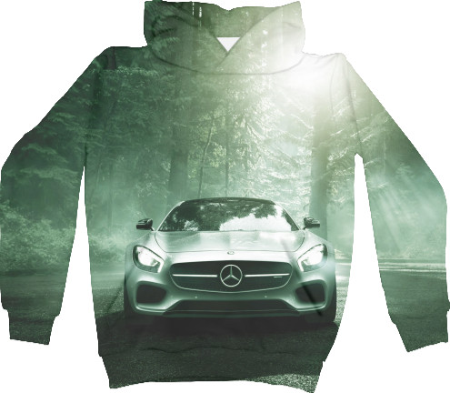 Unisex Hoodie 3D - mercedes - Mfest