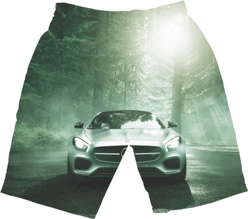 Men's Shorts 3D - mercedes - Mfest