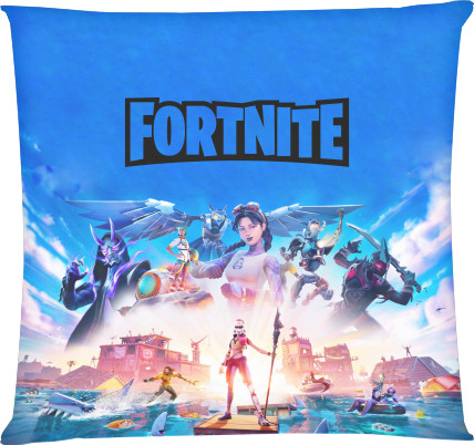 Square Throw Pillow - Fortnite ГЛАВА 2. СЕЗОН 3 - Mfest